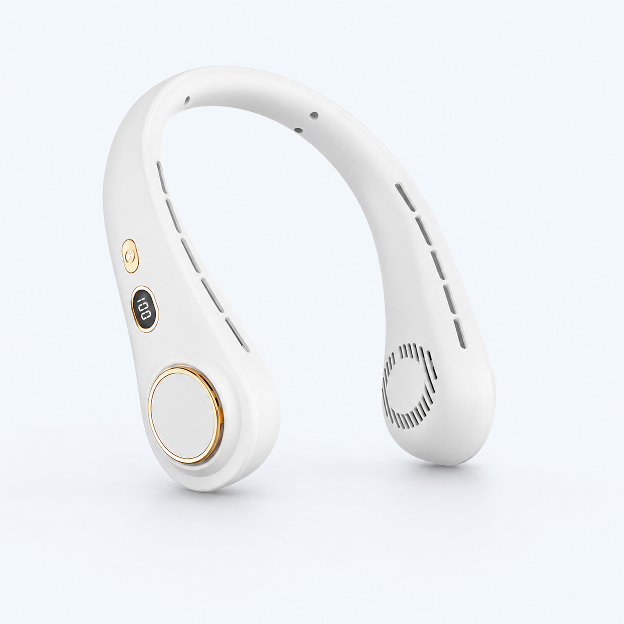 Opalya™ Ventilateur Cervical Sans Fil — Rafraîchissement Mains Libres